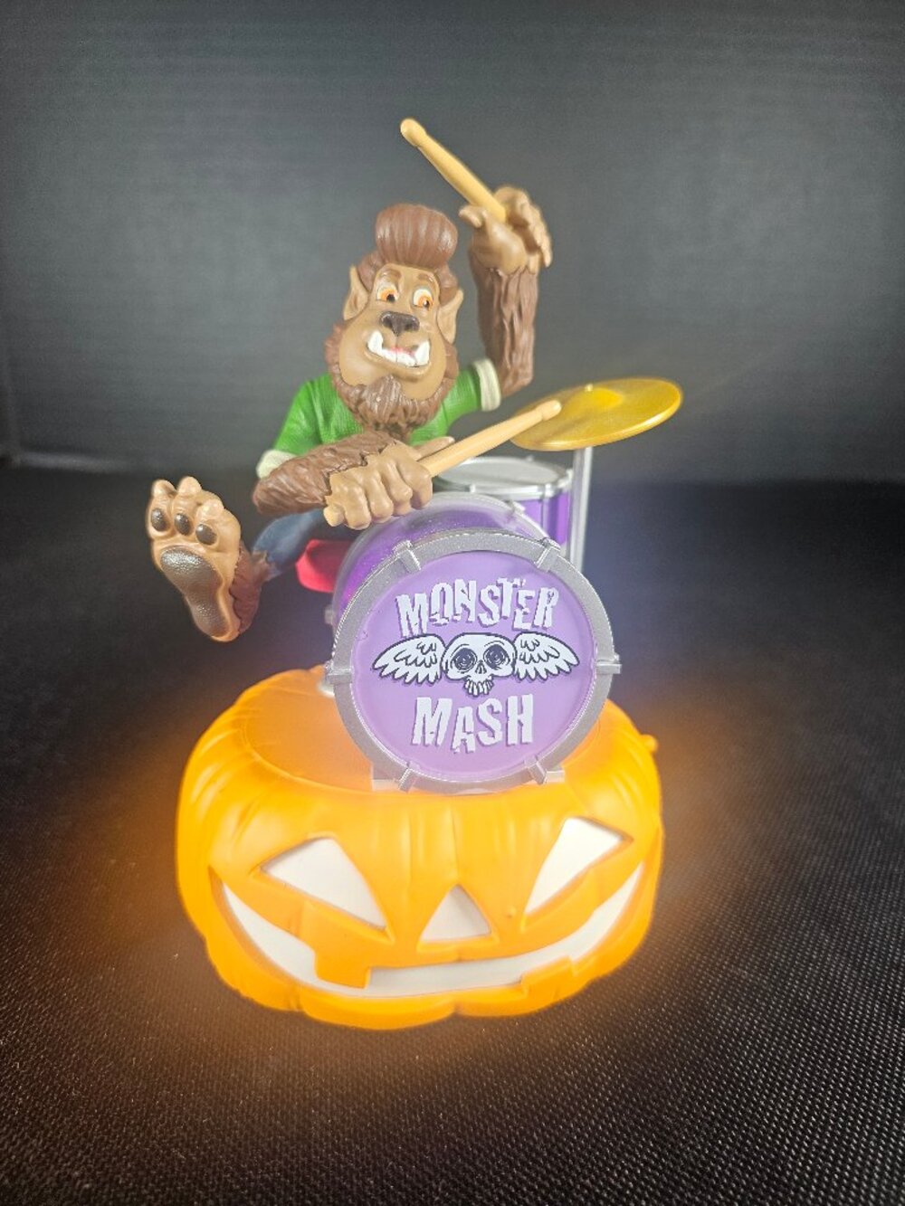 2019 Hallmark Halloween Monster Mash Collection Wolfgang On Drums Ornament